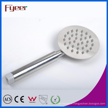 Pomme de douche de pluie de main d&#39;acier inoxydable de Fyeer (QH396S)